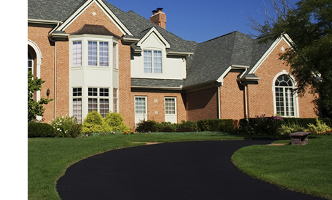 Pothole repair on a driveway with EZ Street
